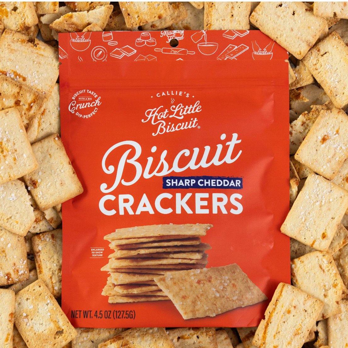Callie's Hot Little Biscuit Sharp Cheddar Biscuit Crackers - Essentially Charleston