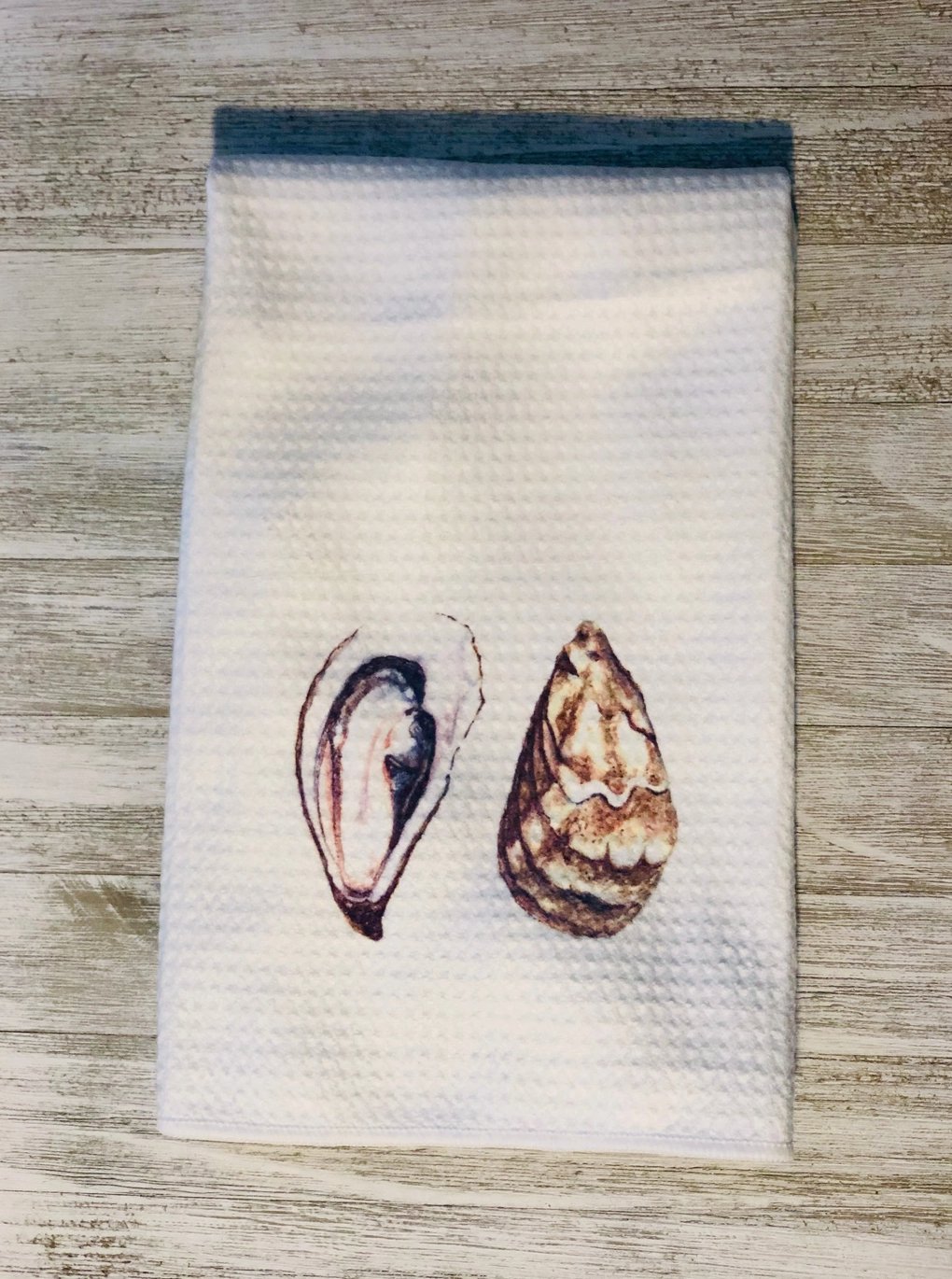 Holy City Creations Oyster Kitchen Towel - Essentially Charleston