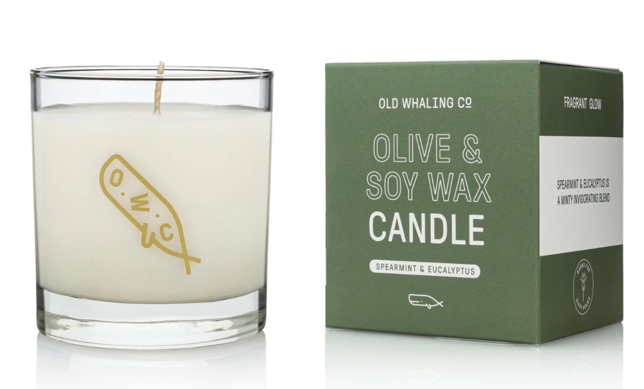 Old Whaling Co. Spearmint & Eucalyptus Candle - Essentially Charleston