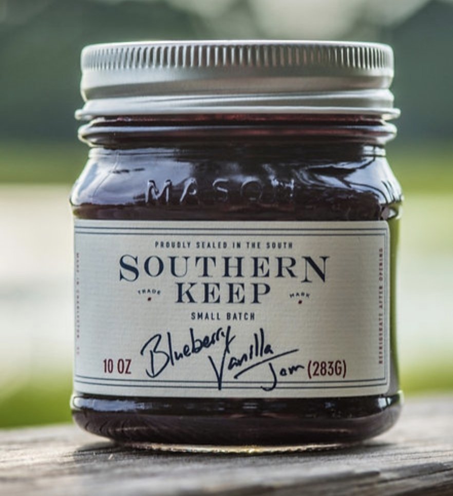 Southern Keep Blueberry Vanilla Jam - Essentially Charleston