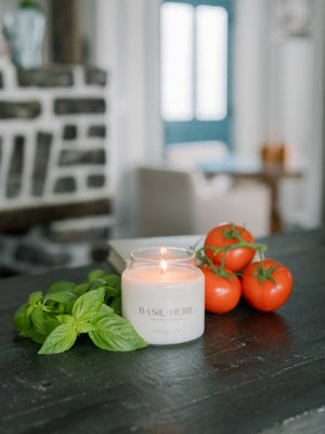 Basil + Herb Soy Candle | Charleston Candle Co. (16 oz.) - Essentially Charleston