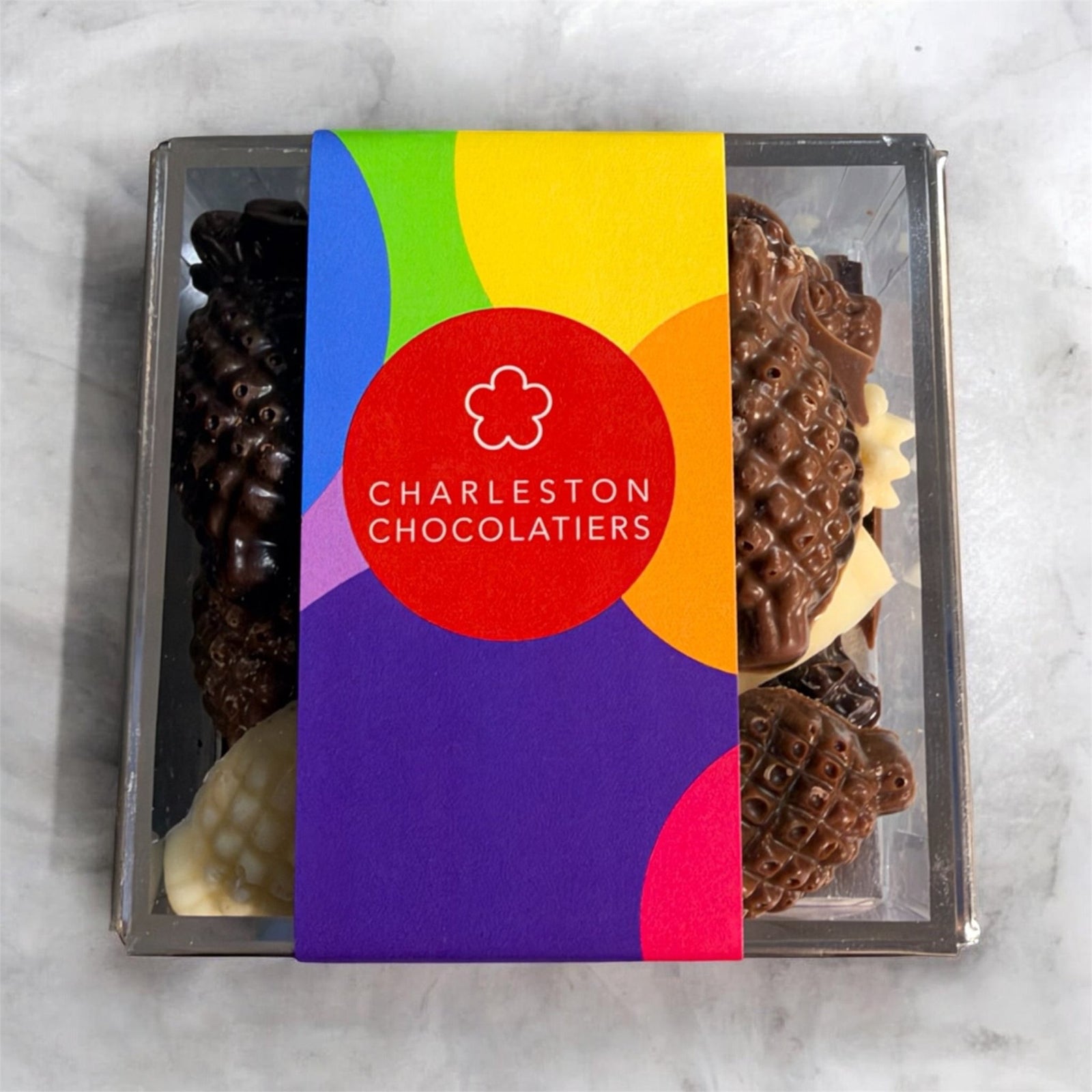 Charleston Chocolatier "Hospitality Pineapple" Chocolate Box - Essentially Charleston