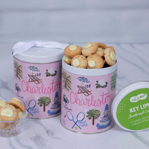 Charleston Gift Tin: Cheddar Cocktail Cookies - Essentially Charleston