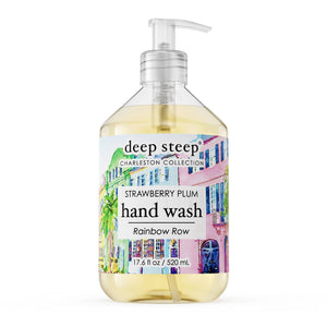 Charleston Rainbow Row Hand Wash (Strawberry Plum) by Deep Steep - Essentially Charleston