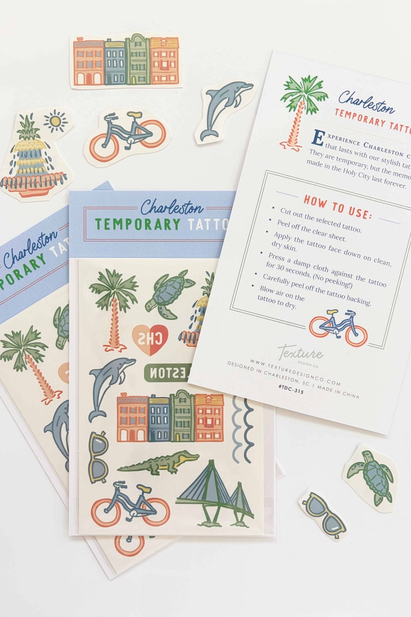 Charleston Temporary Tattoos - Essentially Charleston