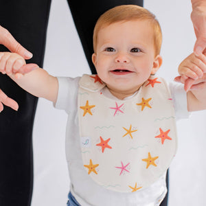 Charlie Snap Bib: Sea Star by Hemming Birds - Essentially Charleston