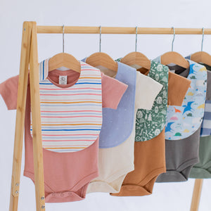 Charlie Snap Bib - Summer Stripe - Essentially Charleston