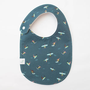 Charlie Snap Bib: Surfers Charlie Snap Bib - Summer Stripe by Hemming Birds - Essentially Charleston