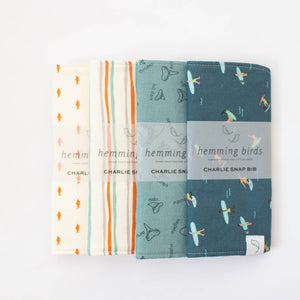 Charlie Snap Bib: Surfers Charlie Snap Bib - Summer Stripe by Hemming Birds - Essentially Charleston