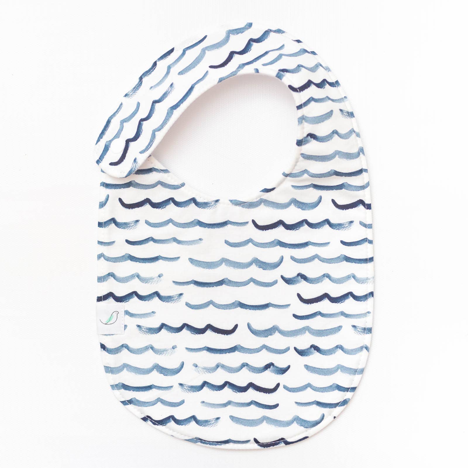 Charlie Snap Bib: Waves by Hemming Birds - Essentially Charleston