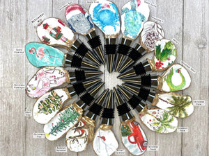 Christmas Wine Stopper: Oyster / Nutcracker Mix - Essentially Charleston