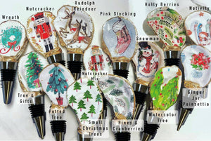 Christmas Wine Stopper: Oyster / Nutcracker Mix - Essentially Charleston