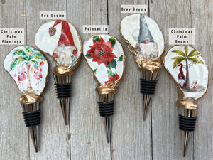 Christmas Wine Stopper: Oyster / Nutcracker Mix - Essentially Charleston
