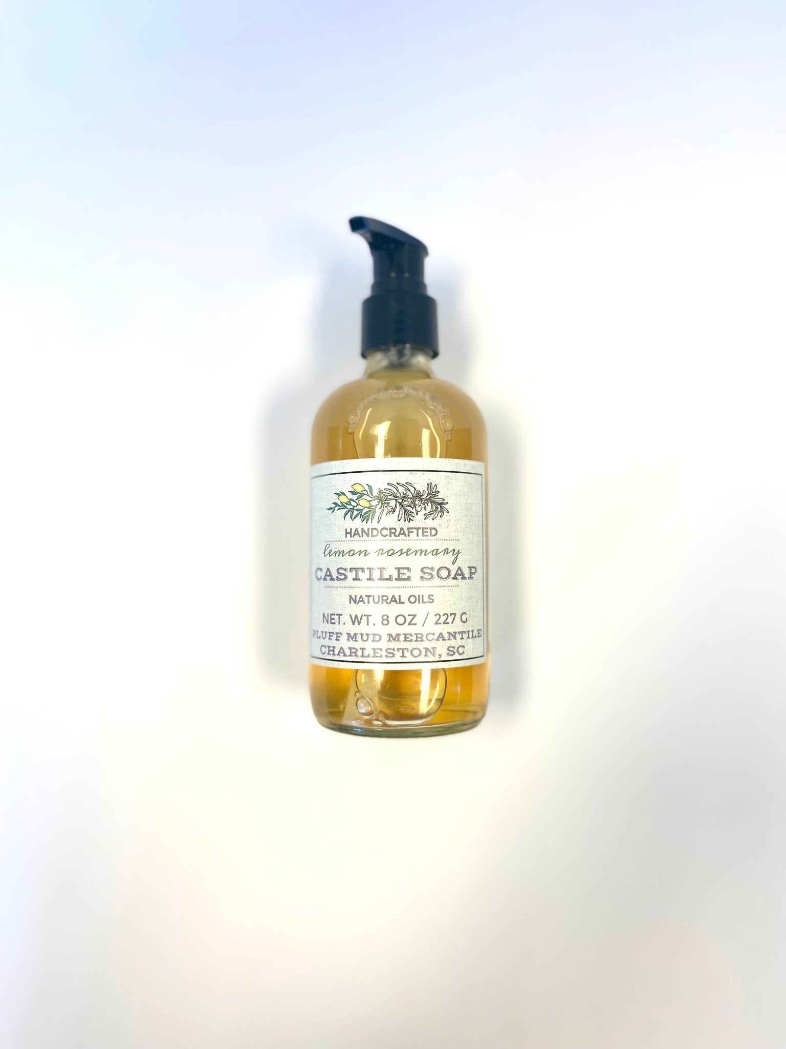 Cucina Collection Lemon Rosemary Liquid Soap by Pluff Mud Mercantile - Essentially Charleston