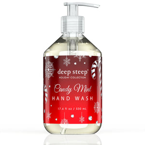 Deep Steep Argan Oil Liquid Hand Wash - Candy Mint - Essentially Charleston