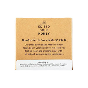 Edisto Gold Orange-Lavender Honey Natural Soap - Essentially Charleston