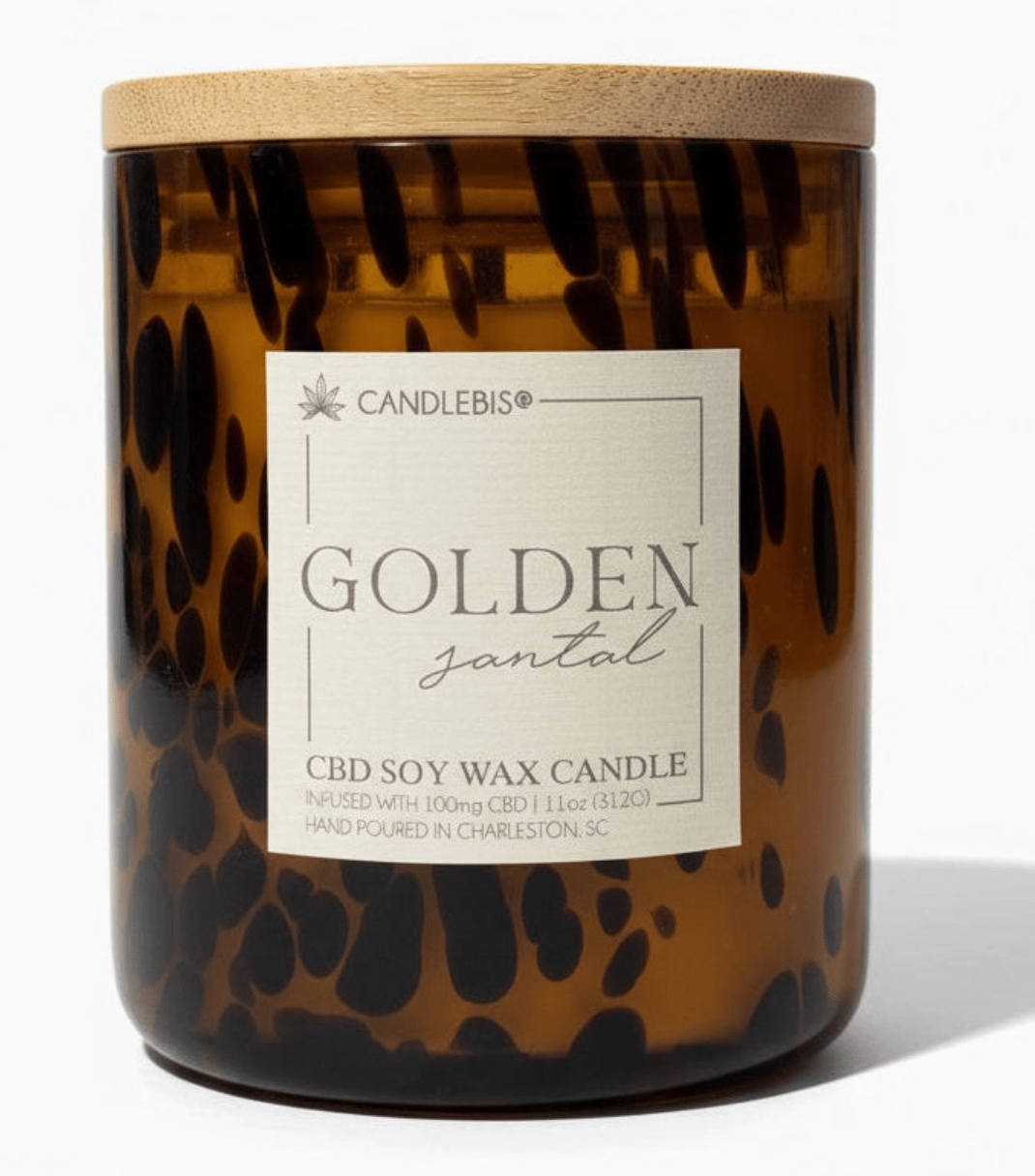 Golden Santal CBD Candle by Candlebis - Essentially Charleston