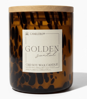 Golden Santal CBD Candle by Candlebis - Essentially Charleston