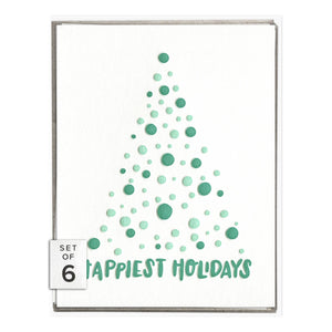 Happiest Holidays Tree Boxed Set of Cards - Essentially Charleston