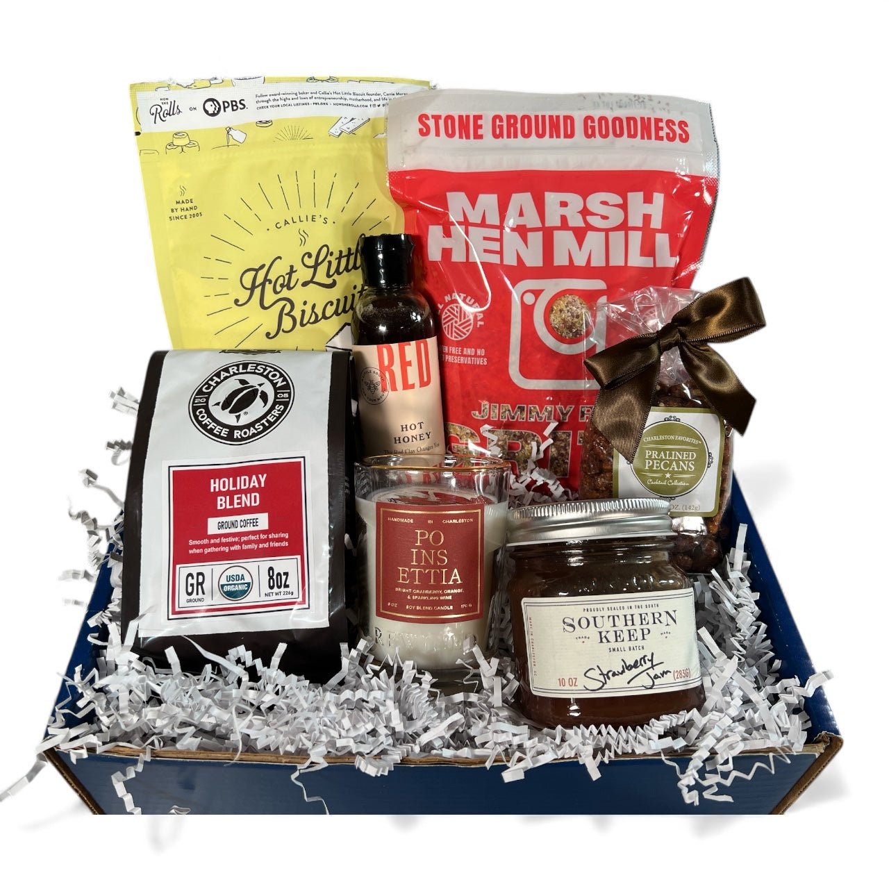 Holy City Holiday Breakfast Gift Box (large) - Essentially Charleston