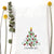 Lightbulb Tree Embroidered Tea Towel - Essentially Charleston