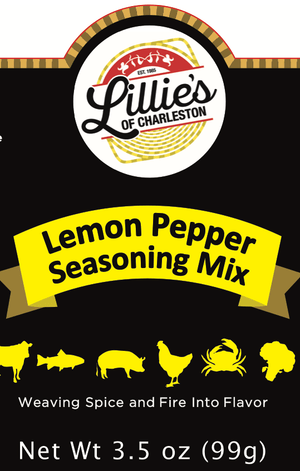 Lillie's of Charleston Lemon Pepper Seasoning - Essentially Charleston