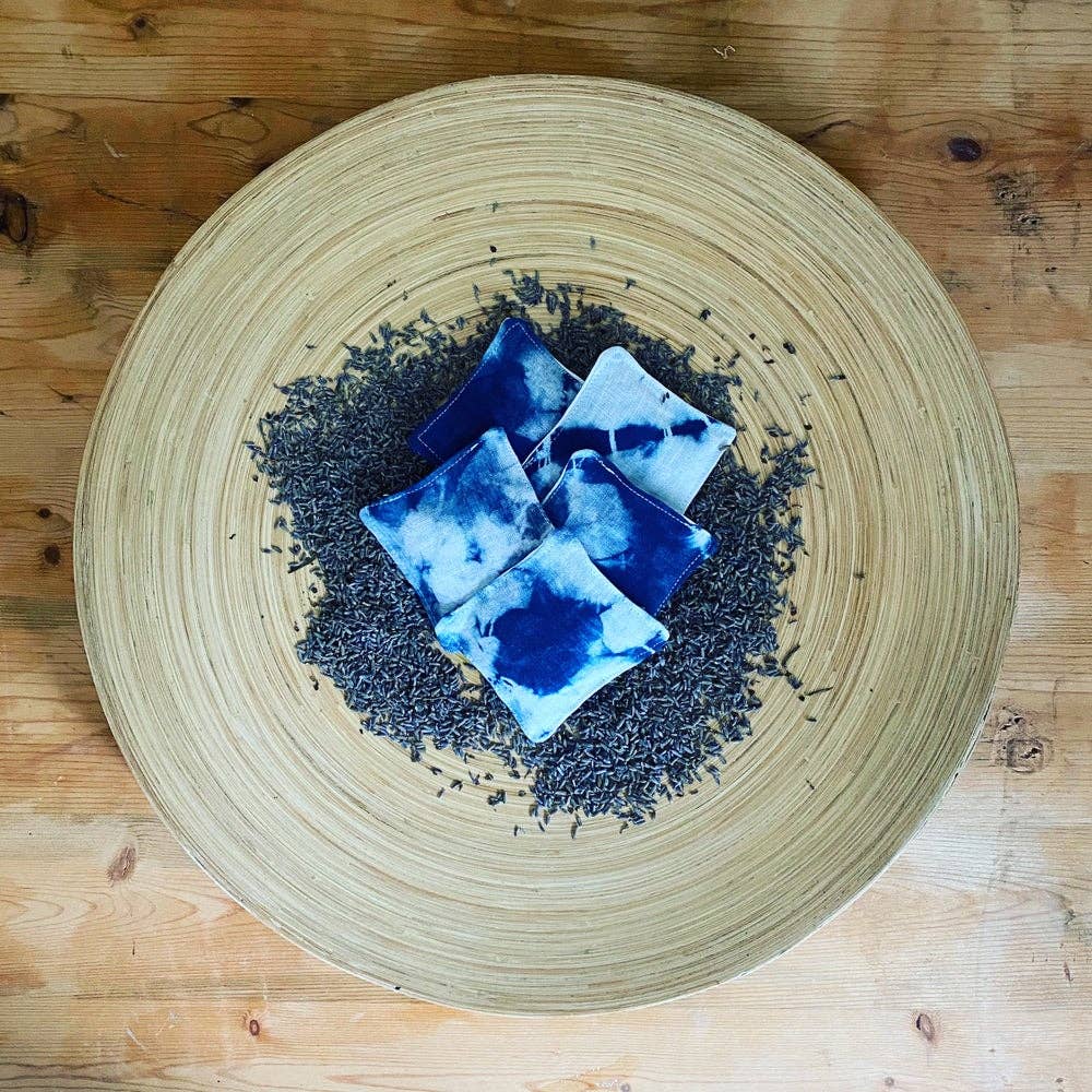 Linen Indigo - Dyed Lavender Sachet - Essentially Charleston
