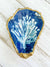 Made on Maidstone Coral Reef Oyster Shell Ring Dish: Blue - Essentially Charleston