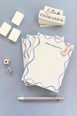 Mahjong Collection: Do The Charleston Notepad by Texture Design - Essentially Charleston