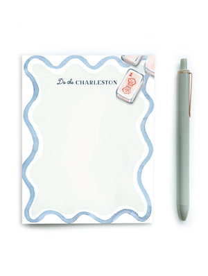 Mahjong Collection: Do The Charleston Notepad by Texture Design - Essentially Charleston