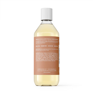 Mango Papaya Bubble Bath by Deep Steep back of label with ingredients - Essentially Charleston