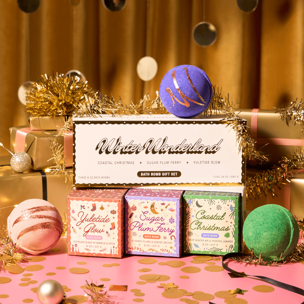 Old Whaling Co. Winter Wonderland Holiday Bath Bomb Gift Set - Essentially Charleston