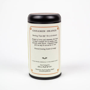 Oliver Pluff & Co. Cinnamon Orange Spice - 20 Teabags in Signature Tea Tin - Essentially Charleston