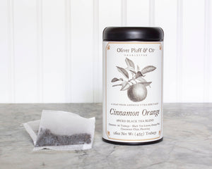 Oliver Pluff & Co. Cinnamon Orange Spice - 20 Teabags in Signature Tea Tin - Essentially Charleston