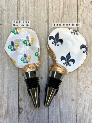 Oyster Wine Stopper: Pastel Oysters - Essentially Charleston