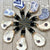 Oyster Wine Stopper: Portuguese Blue Tile - Essentially Charleston