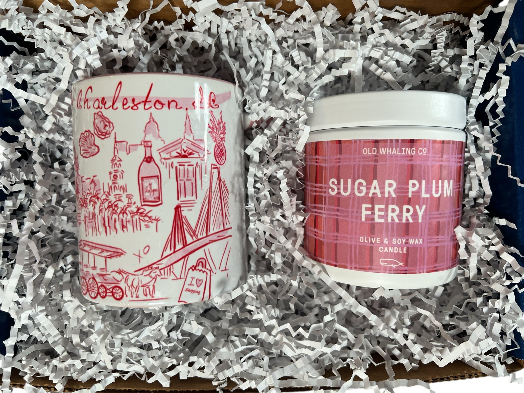 Perfect (Pink!) Pair: Charleston Mug + Sugar Plum Ferry Candle - Essentially Charleston