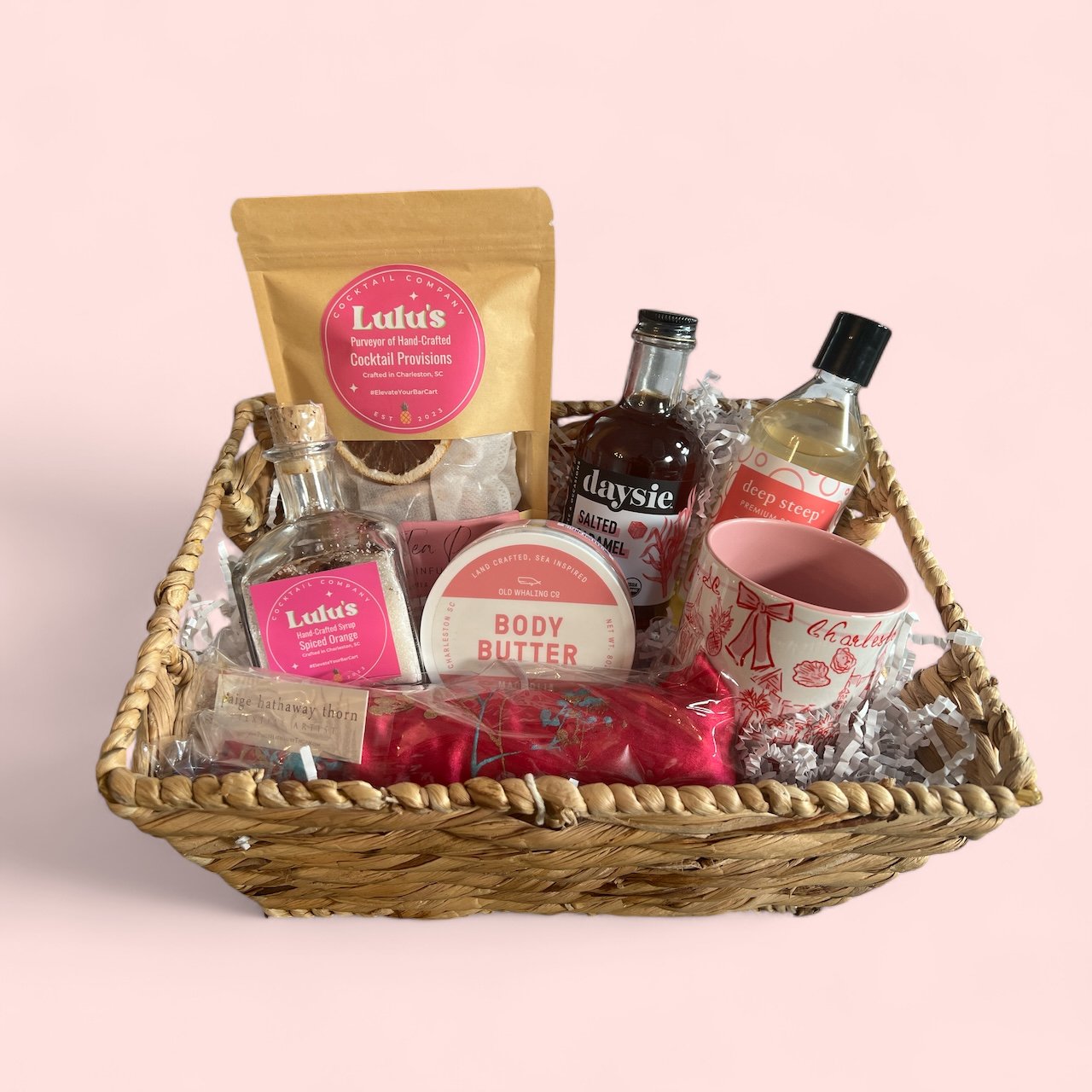 Perfectly Pink Gift Basket - Essentially Charleston