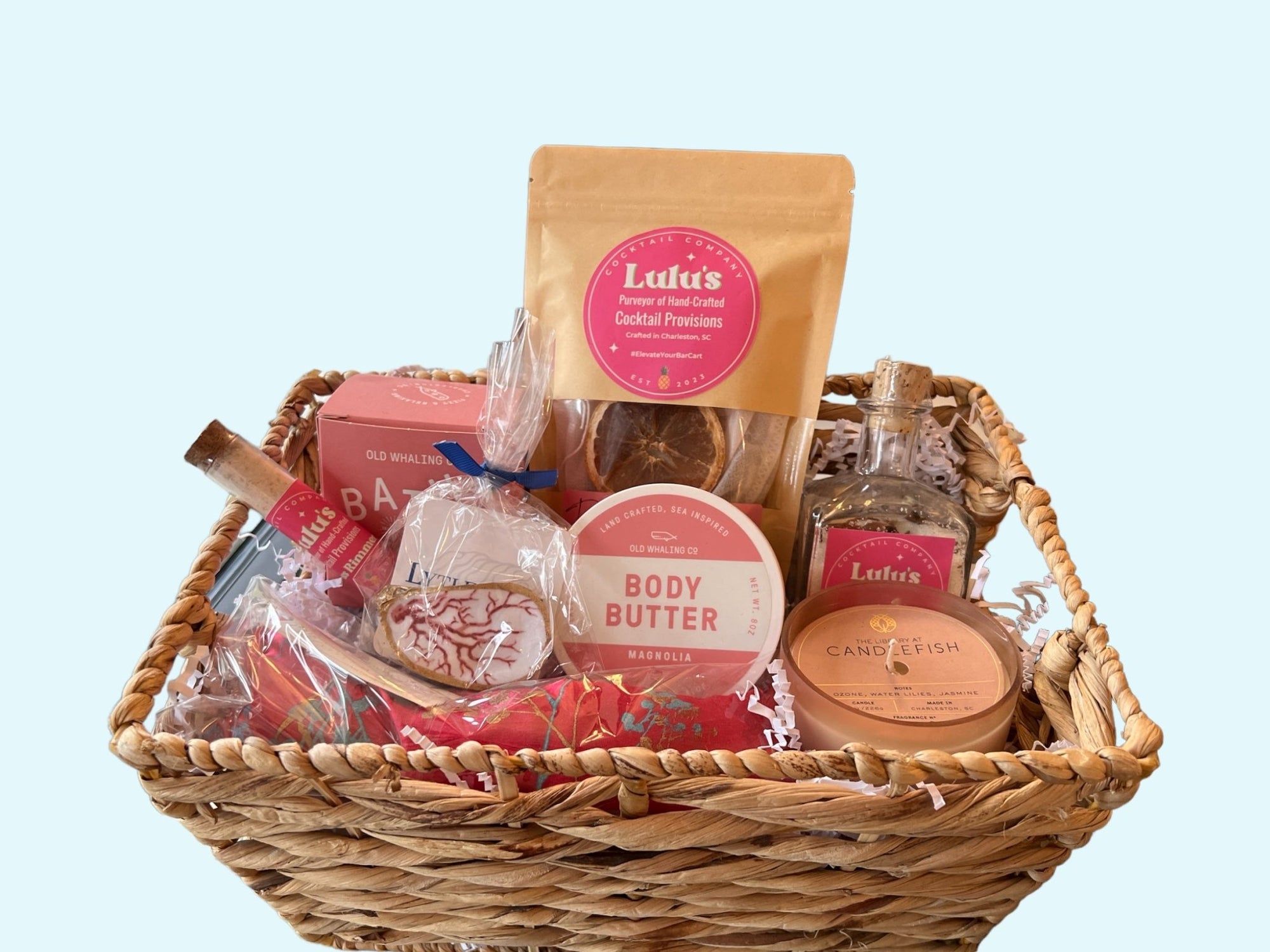 Perfectly Pink Gift Basket - Essentially Charleston