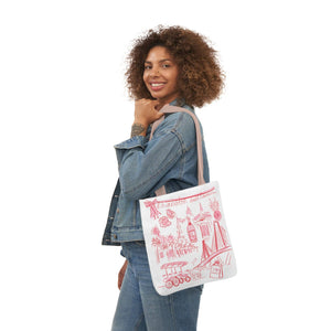 Rebecca Illustrated Charleston Canvas Tote Bag - Essentially Charleston