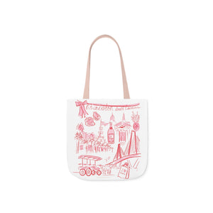 Rebecca Illustrated Charleston Canvas Tote Bag - Essentially Charleston