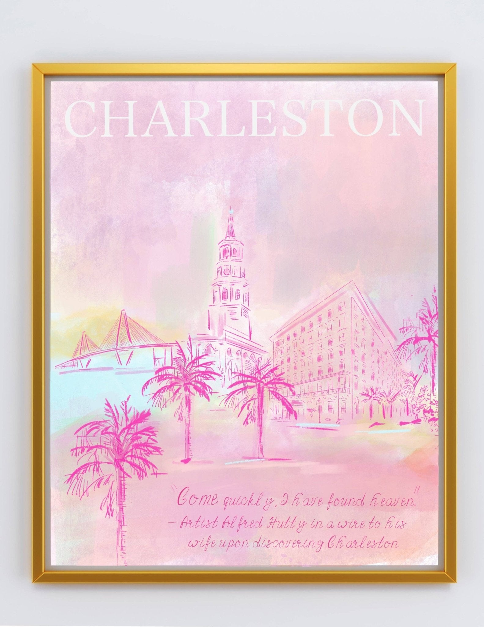 Rebecca Illustrated "Heaven" Art Print: 8x10 - Essentially Charleston
