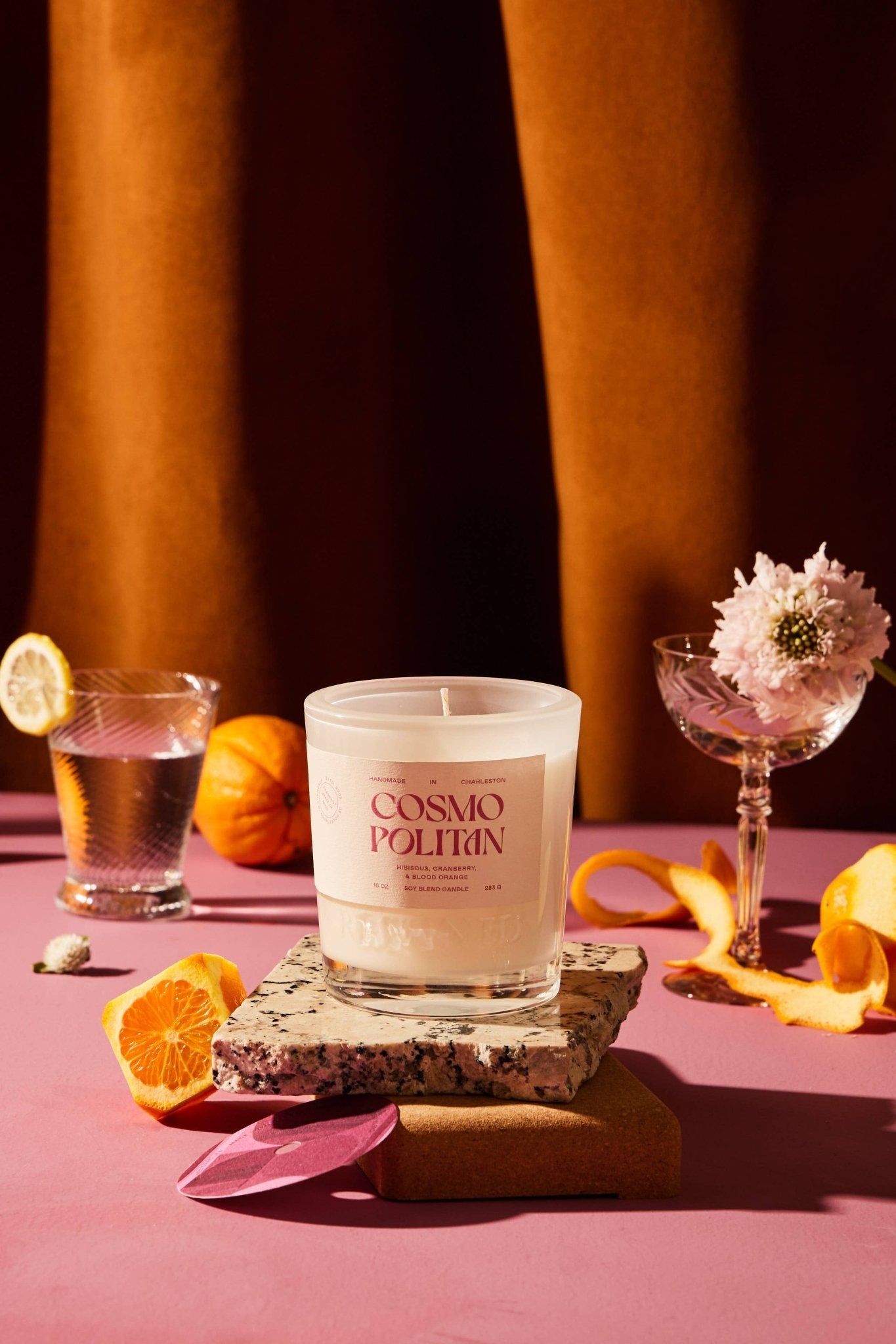Rewined Cosmopolitan Candle 6 oz - Essentially Charleston