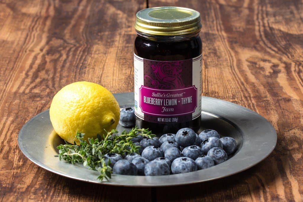 Sallie’s Blueberry Lemon + Thyme Jam (9.5 ounces) - Essentially Charleston