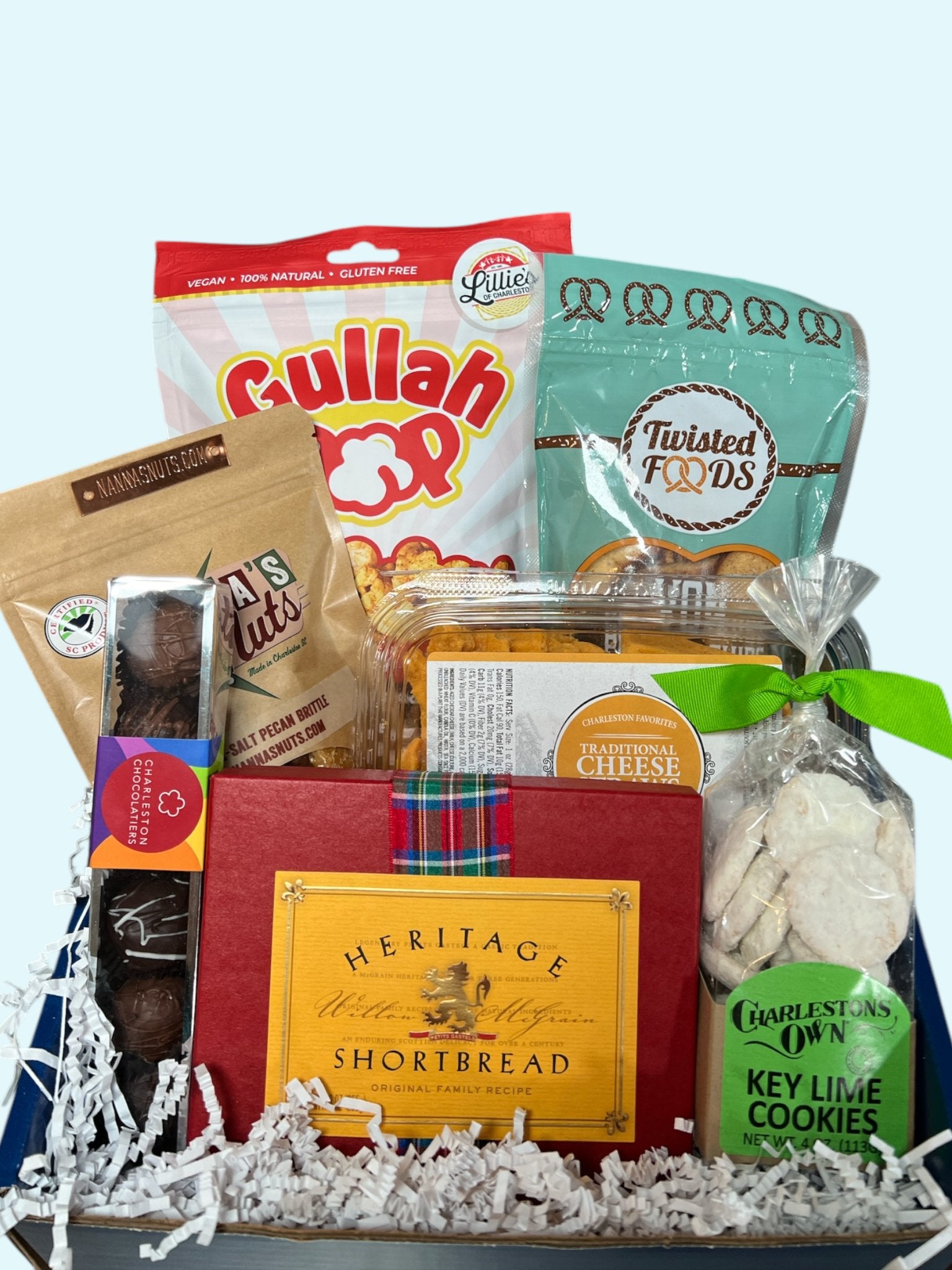 Santa's Sweet & Savory Treat Gift Box (large) - Essentially Charleston