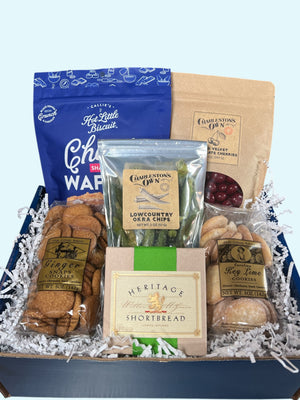 Santa's Sweet & Savory Treat Gift Box: Small - Essentially Charleston