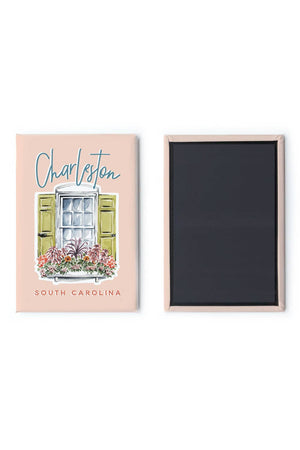 The Charleston Flower Box Magnet - Essentially Charleston