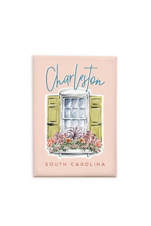 The Charleston Flower Box Magnet - Essentially Charleston