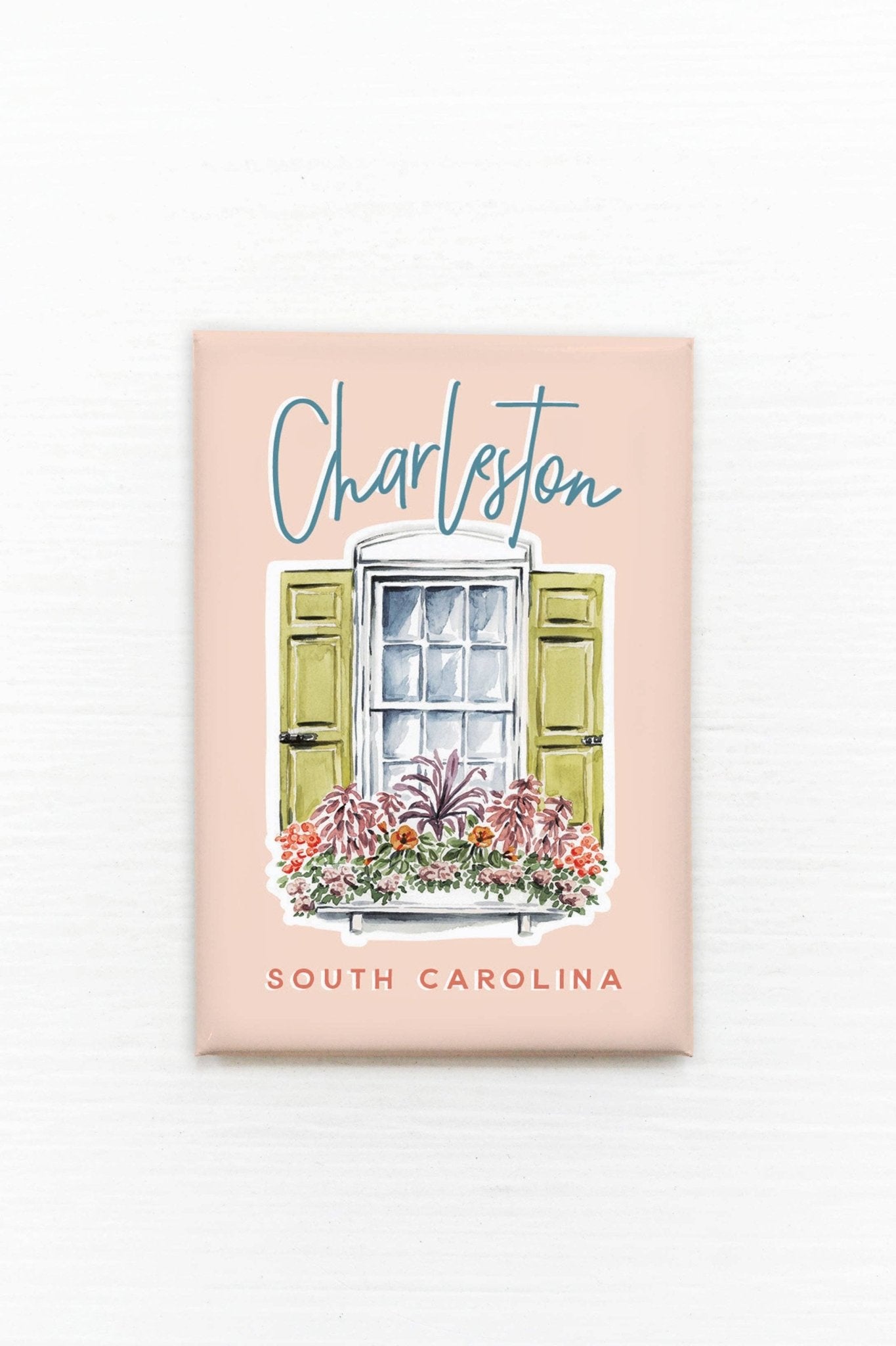 The Charleston Flower Box Magnet - Essentially Charleston