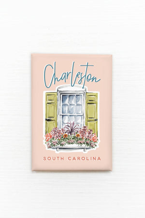 The Charleston Flower Box Magnet - Essentially Charleston